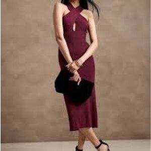 Banana Republic Volta Halter Sweater Dress